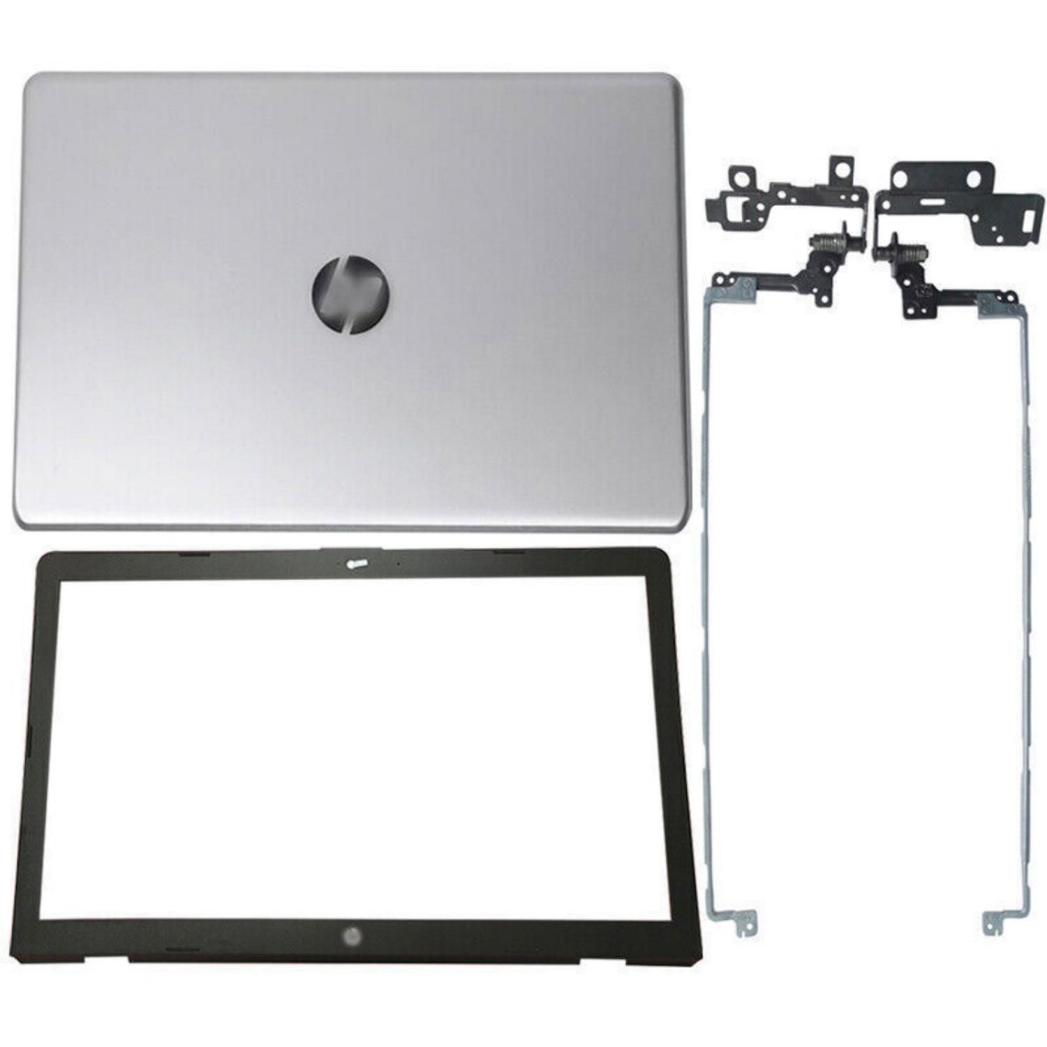 For HP 17-BS 17-AK 17AY 17G-BR Top LCD Back Cover+Bezel+Hinges 926482-001 Silver