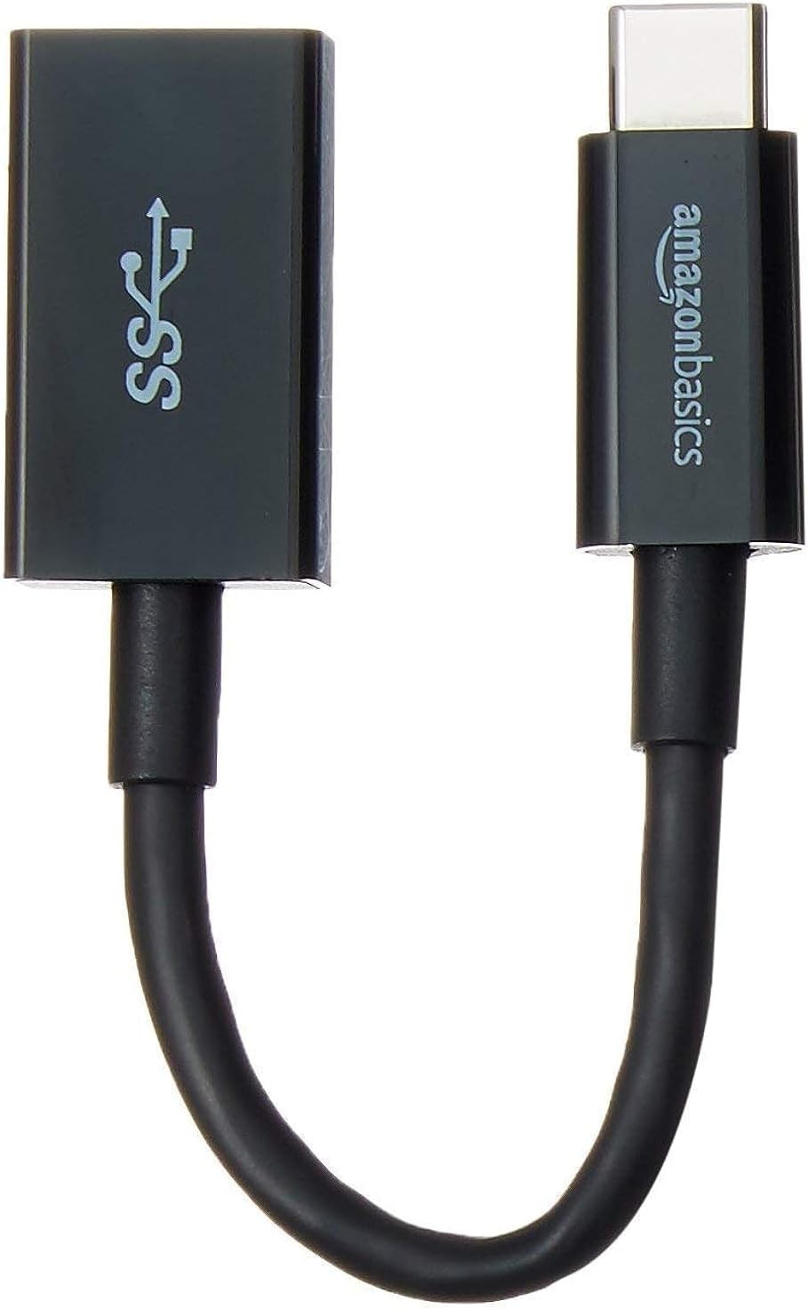 Amazon Basics USB 3.1 USB-C to USB-A Female Adapter Cable Converter, 5Gbps