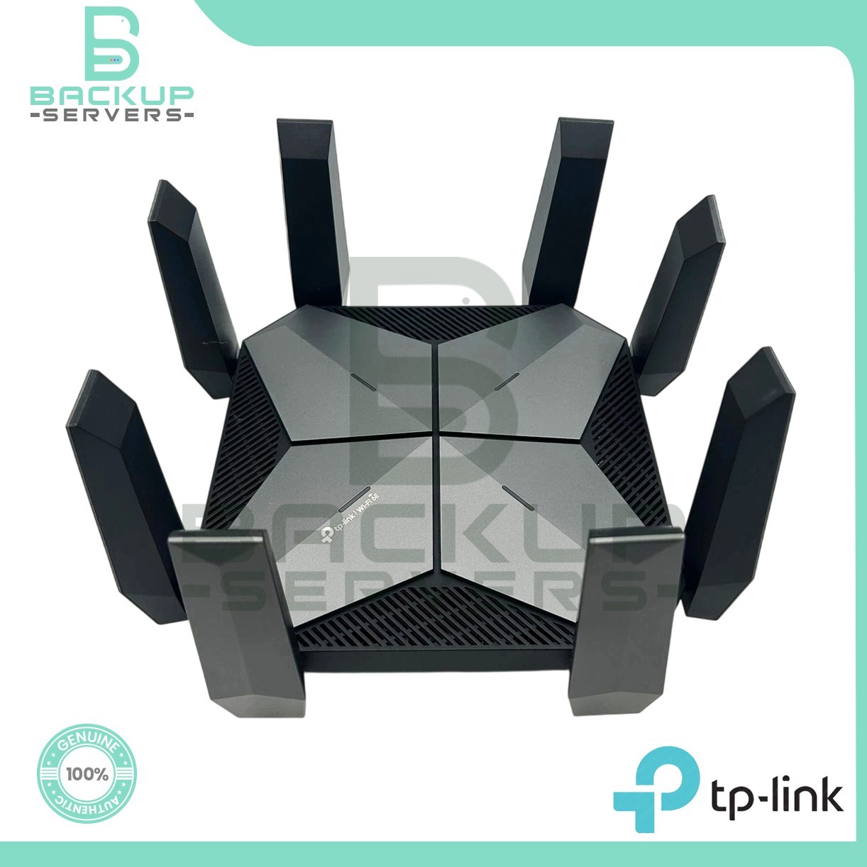 TP-Link Archer AXE300 AXE16000 Quad-Band WiFi 6E Router Dual 10GbE Ports