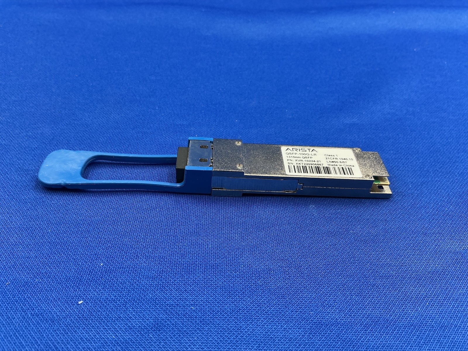 QSFP-100G-LR-ARISTA 100GBASE-LR single lambda QSFP Transceiver XVR-10224-21