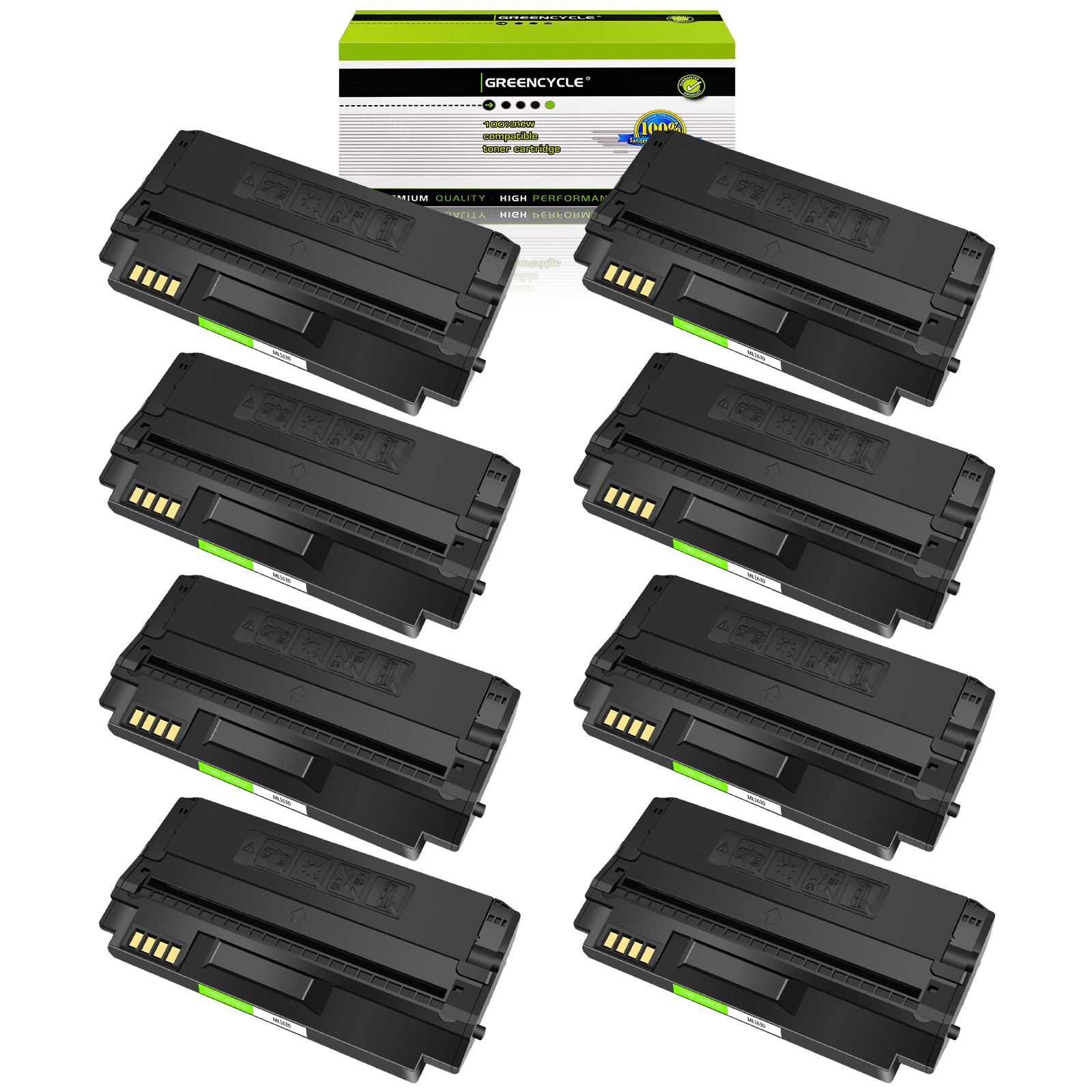 8PK ML-D1630A Toner Cartridge Compatible with Samsung SCX-4500 SCX-4500W Printer