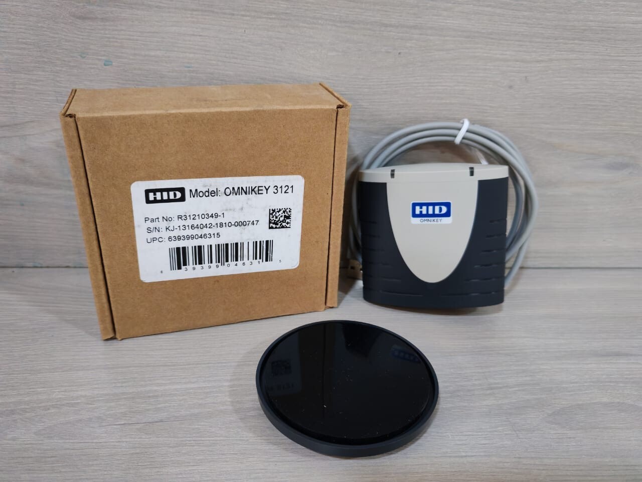 LOT 2 PCS. HID OMNIKEY 3121 USB Smart Card Reader P/n: R31210349-1