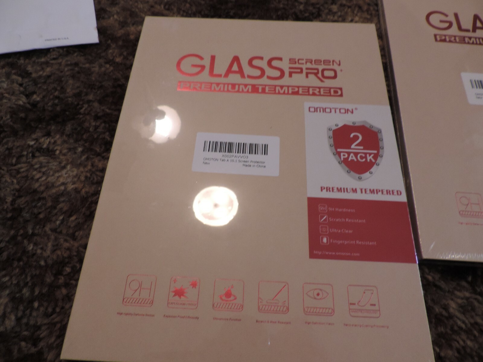 OMOTON [2 Pack] Screen Protector-Samsung Galaxy Tab A 10.1 2019 T510 and T515