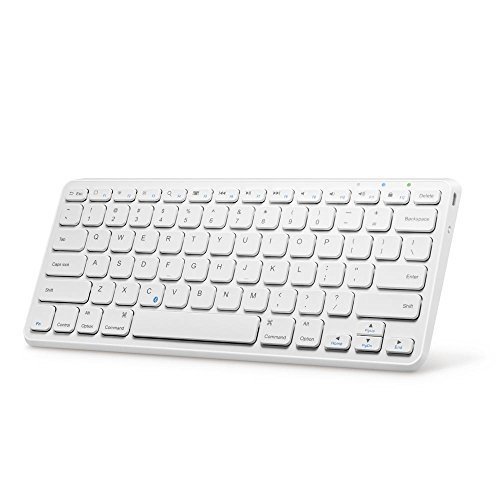 Anker Ultra Compact Slim Wireless Bluetooth Keyboard with Rechargeable Battery