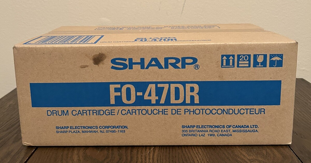 Genuine Sharp F0-47DR Drum Cartridge - New Sealed
