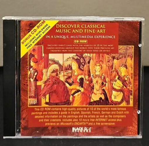 Discover Classical Music And Fine-Art Multimedia Experience Vintage CD-ROM 