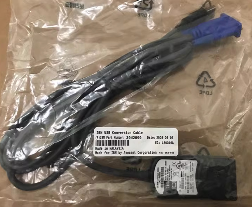 New Original  Lenovo IBM USB KVM Conversion Cable Cat5 39M2895 39M2899 73M5833