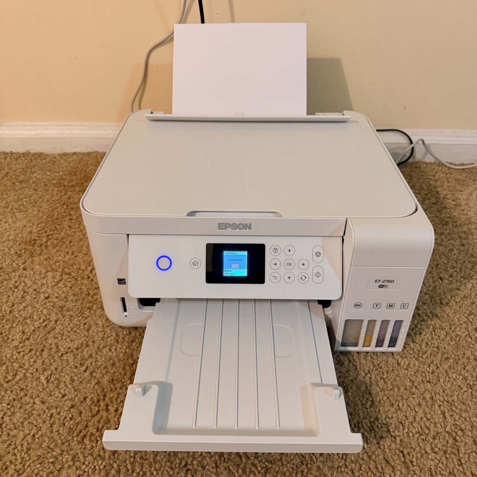 Epson EcoTank ET-2760 All-in-One Supertank Printer PARTS/REPAIR Clogged Working