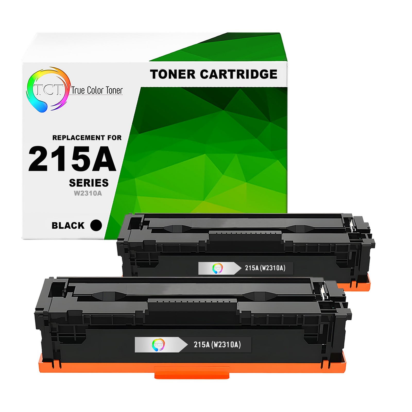 2Pk TCT Prem 215A W2310A Black for Compatible HP LaserJet M155 Toner Cartridge-