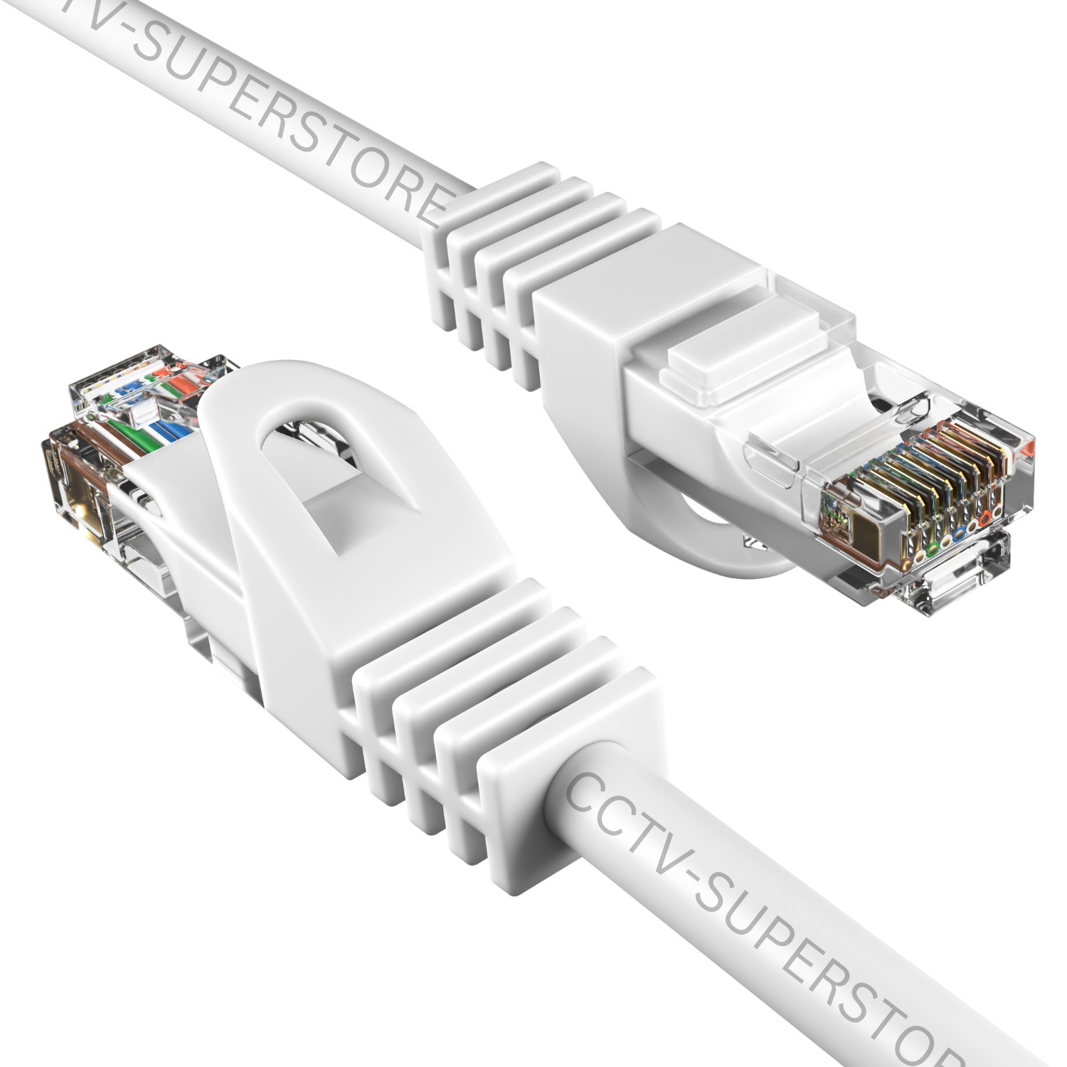 CAT6 Ethernet Network Cable RJ45 High Speed White LAN Internet Patch Cord lot