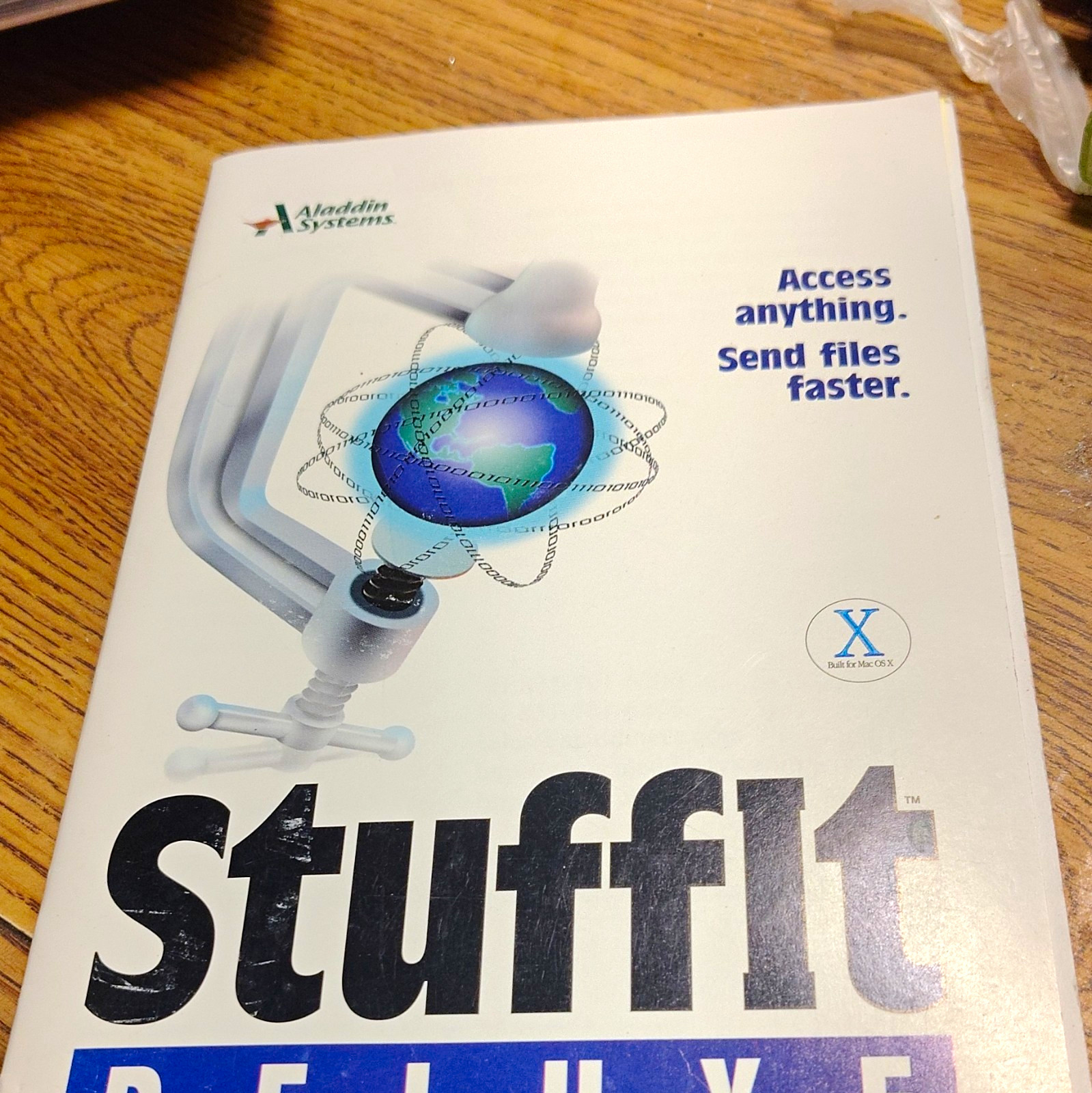 Aladdin Systems StuffIt Deluxe 7.5 Utility Software for Mac OS X CD