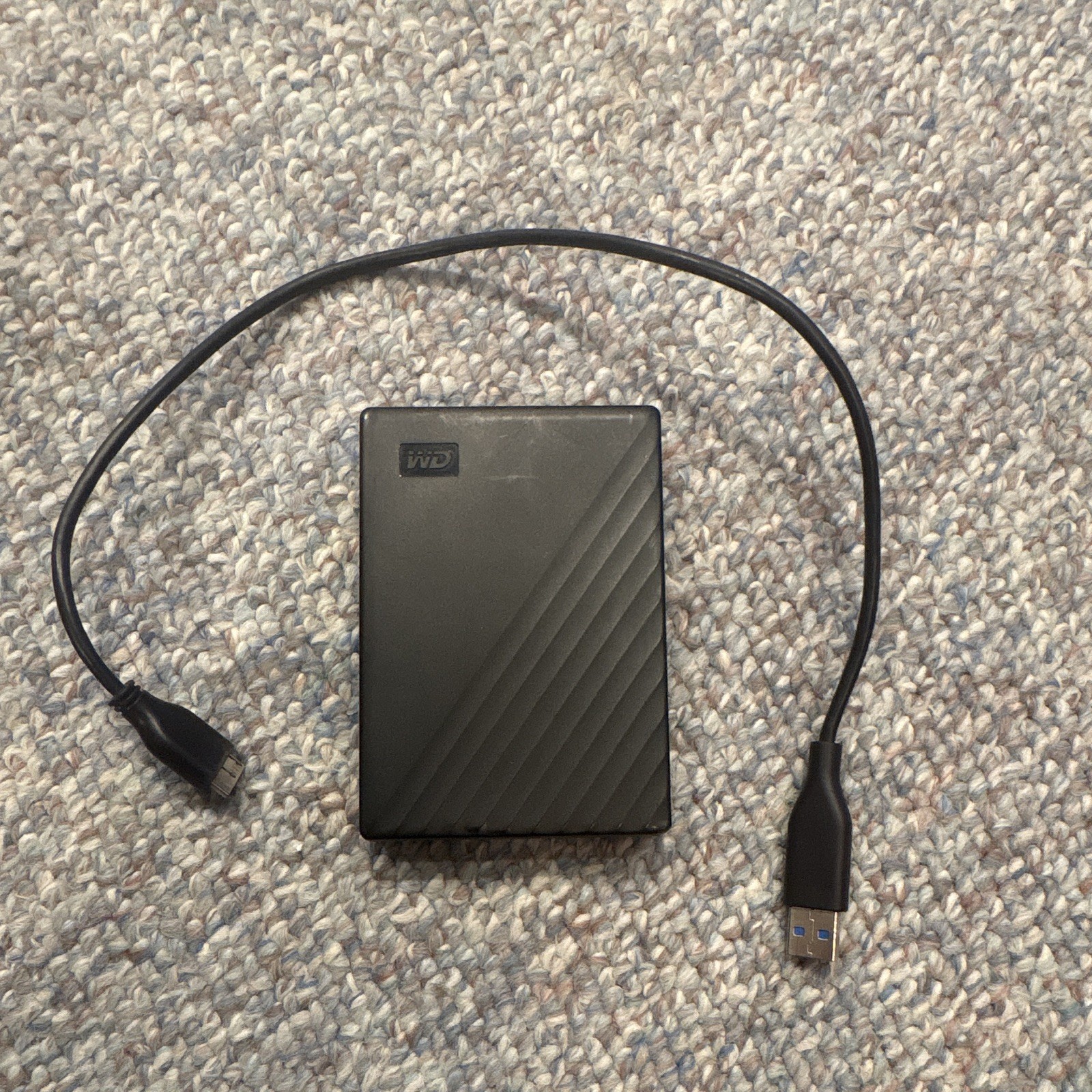 Western Digital My Passport USB 3.2 External HDD, 4 TB, Black - WDBPKJ0040BBK
