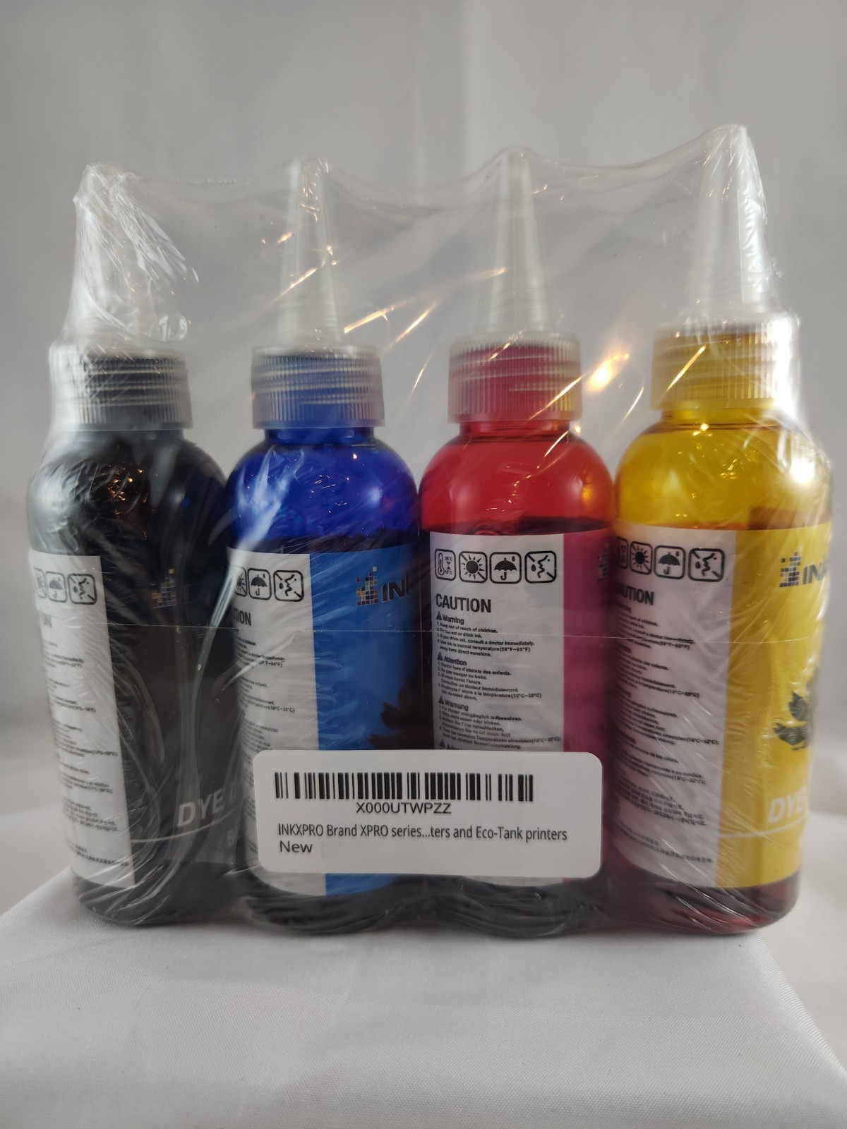 InkXpro series 4x100 ml Professional Ultra True Color Photo Dye ink refills, NEW