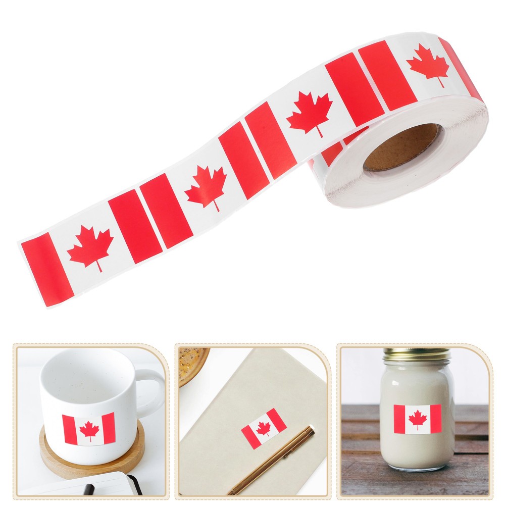 Scrapbooking Sticker Diy Planner Decals Canadian Maple Leaf Canada Flag