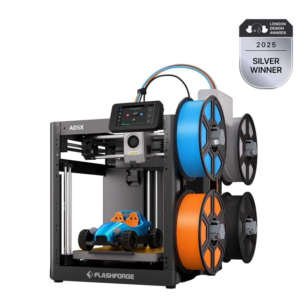 FLASHFORGE 3D Printer AD5X Multi-Color IFS Auto Refill High Speed Printing US