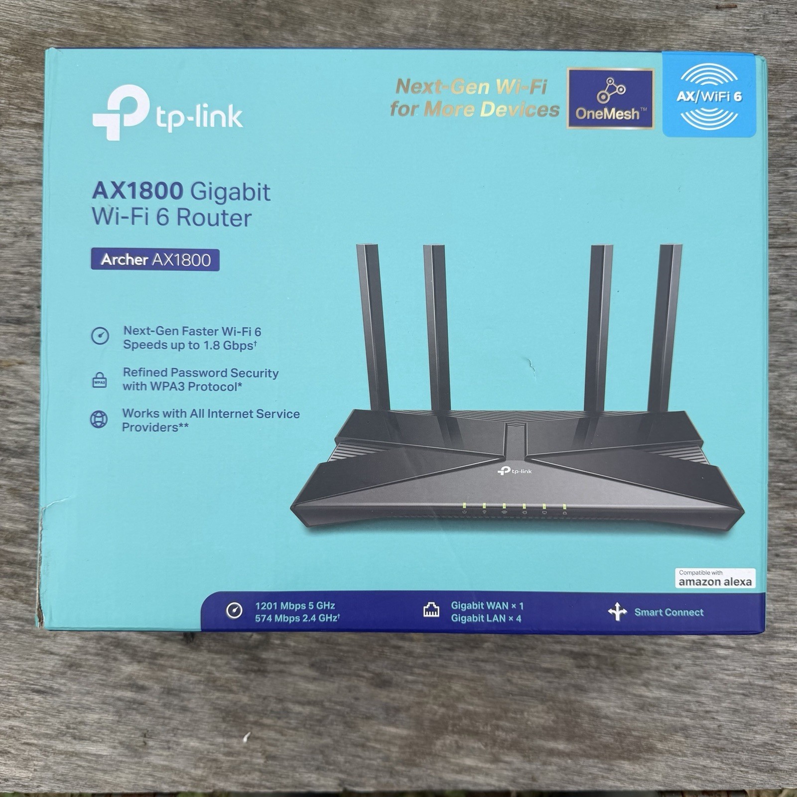 TP-LINK Archer AX1800 (AX1800) Dual-Band Wi-Fi 6 Router