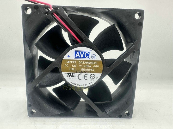 1PCS Original AVC 8025 DAZA0825B2L DC12V 0.09A 80x25mm Silent Fan