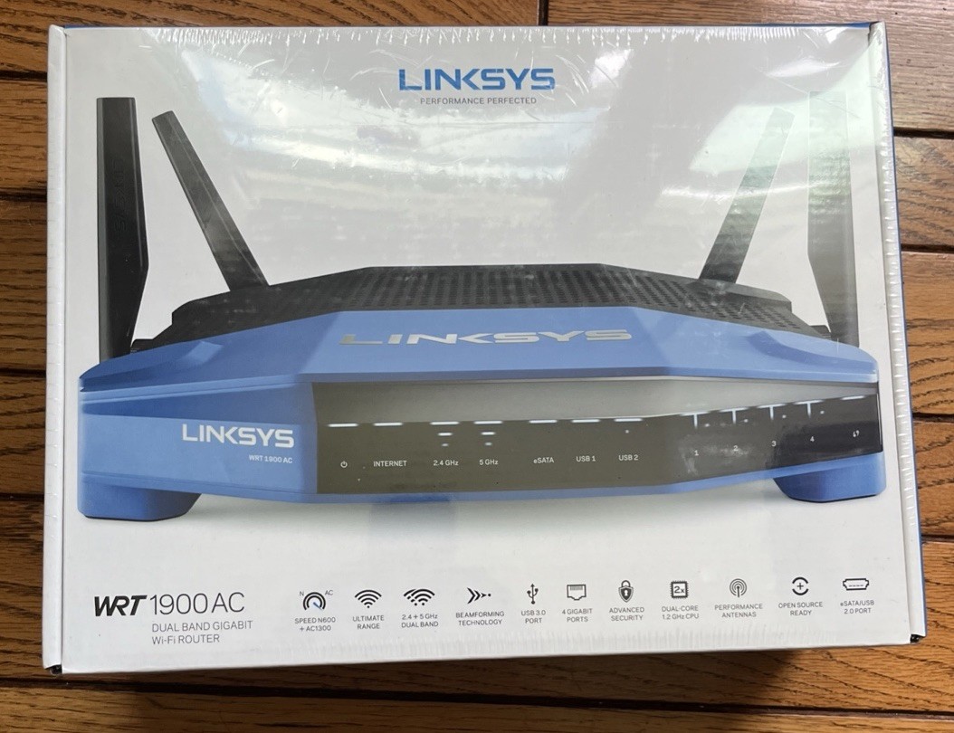 Linksys WRT1900AC AC1900 Dual-Band Smart WiFi Router NEW Still Sealed
