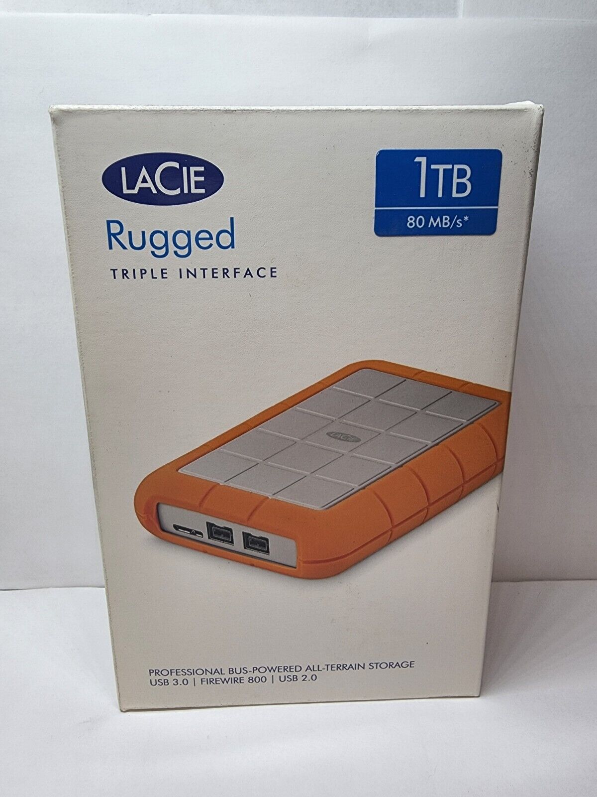 LOT OF 20pcs-LaCie Rugged 1TB Triple USB 3.0 Portable Hard Drive.NEW