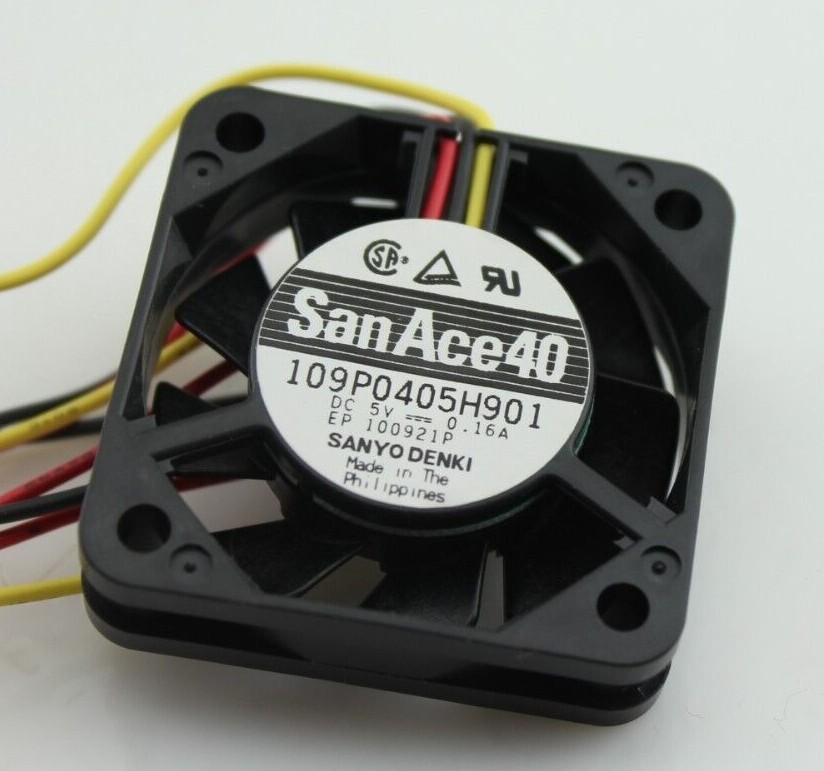 Sanyo Denki San Ace 40 5V DC 3-Wire Cooling Fan 40mm 1.6" 109P0405H901 40x40x10m