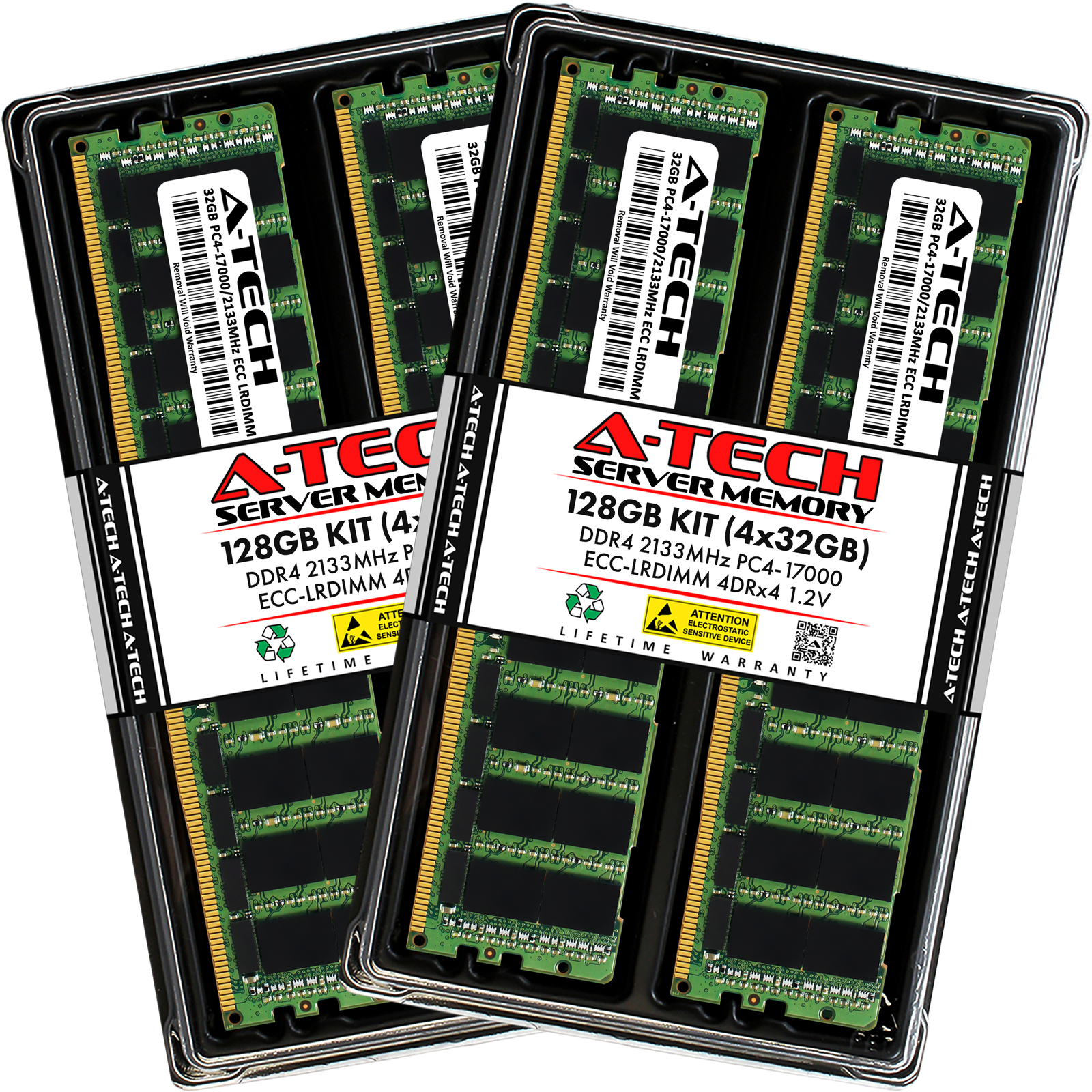 128GB 4x 32GB PC4-2133 LRDIMM Dell Precision R7910 T5810 T7910 Memory RAM