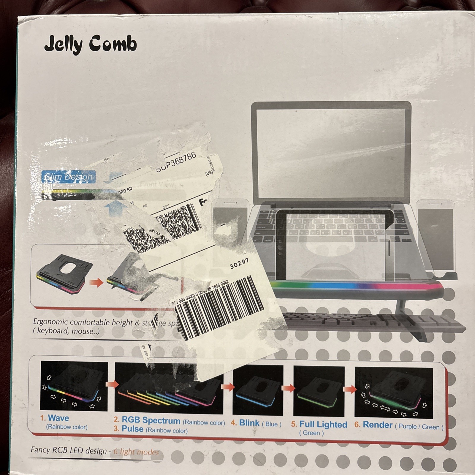 Jelly Comb RGB Gaming Foldable Stand