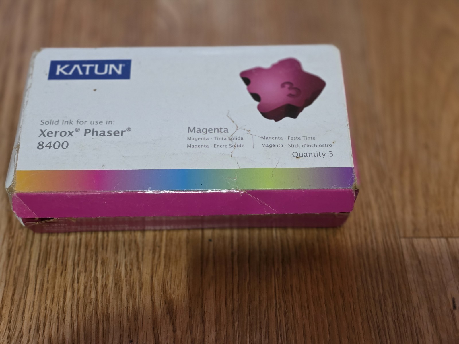Katun Solid Ink for Xerox Phaser 8400 Magenta 3 Pack Sticks 108R00606
