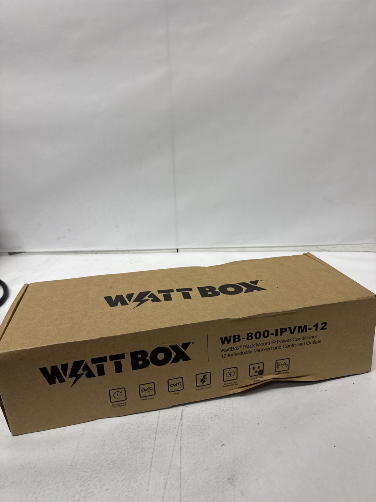 WattBox WB-800-IPVM-12 IP Rack Mount Power Conditioner 12 Outlet Surge OVRC 
