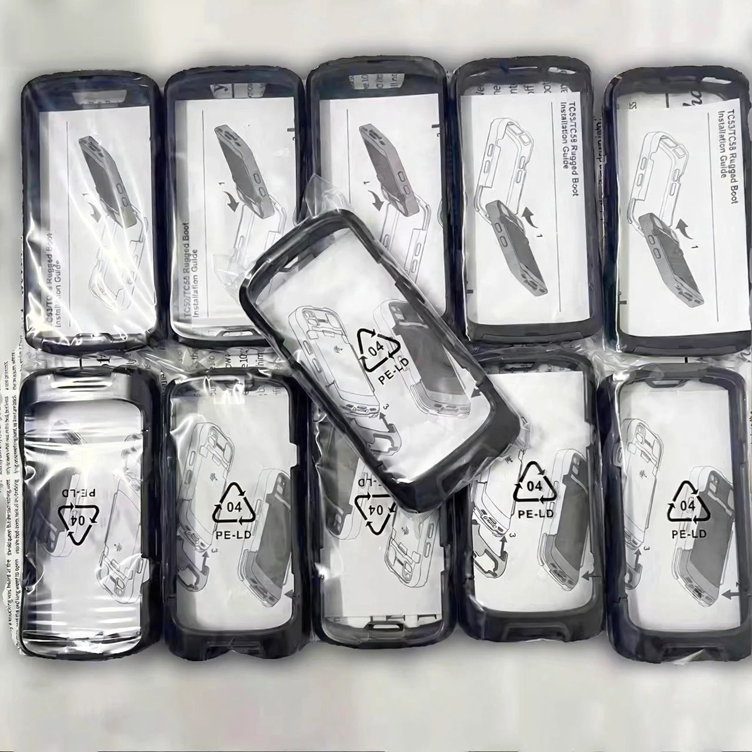5Pack Original ZEBRA TC53 TC58 Rugged Boot Protective Case  SG-NGTC5EXO1-01