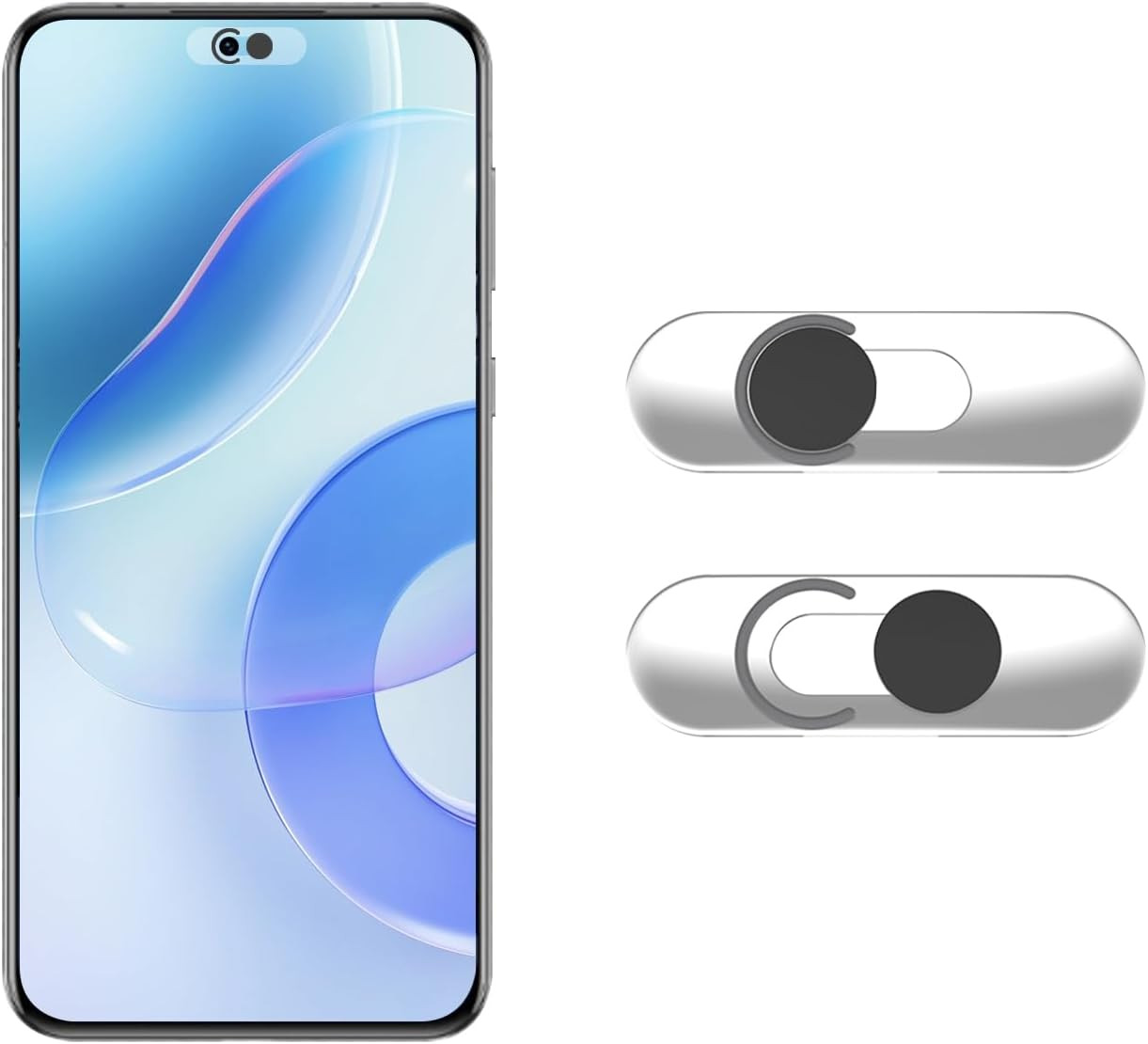 Front Camera Cover Compatible for Smartphones,Webcam Cover Compatible