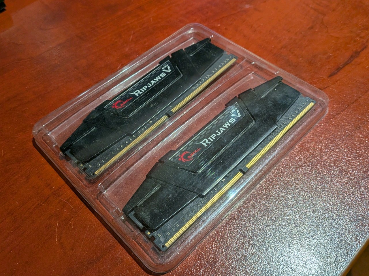 G.SKILL RipjawsV Series DDR4 RAM (XMP) 16GB (2x8GB) (2x8GB), Black