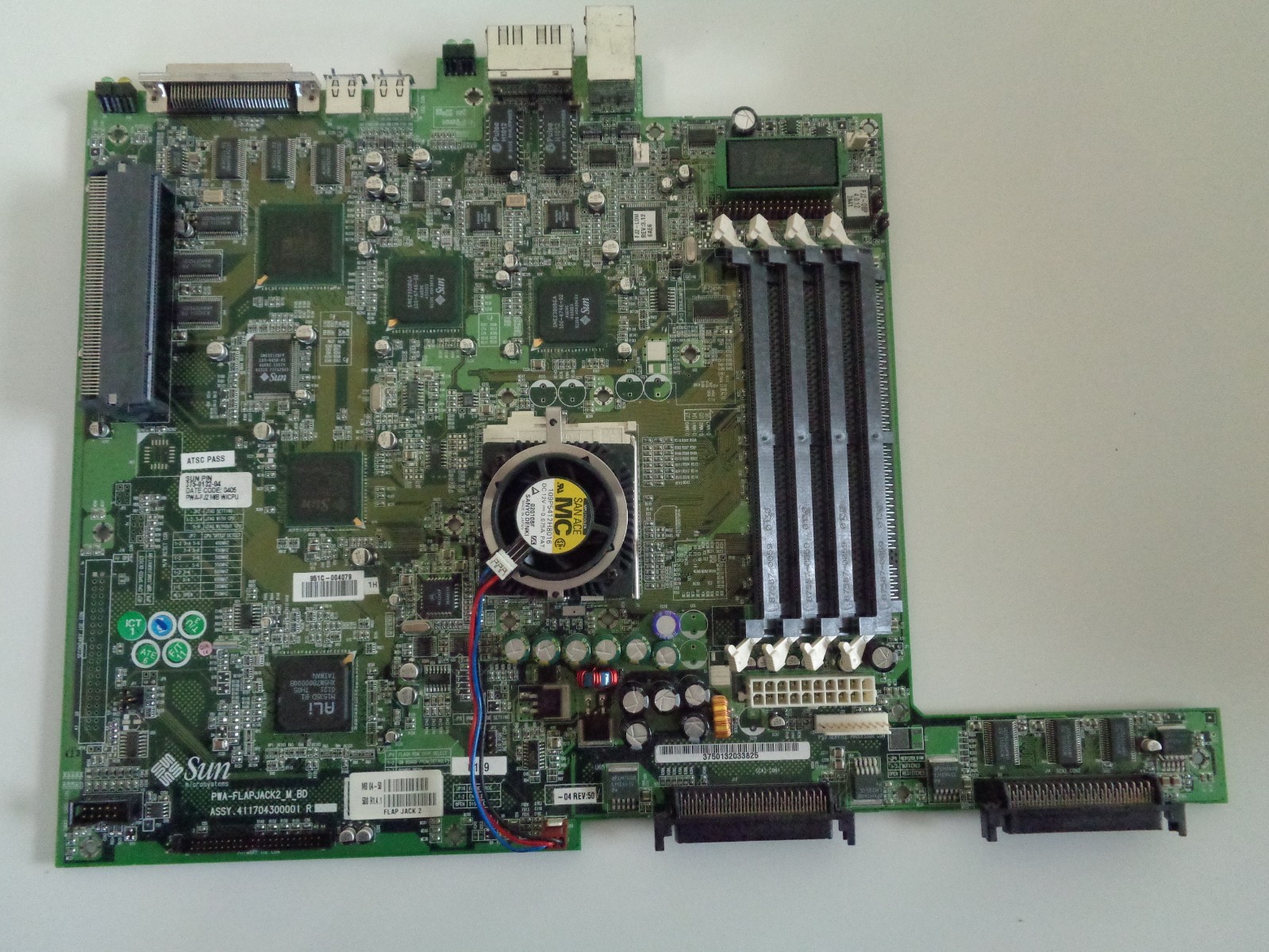 SUN V120 411704300001 SYSTEM MOTHERBOARD PWA-FLAPJACK2 - EXCELLENT CONDITION