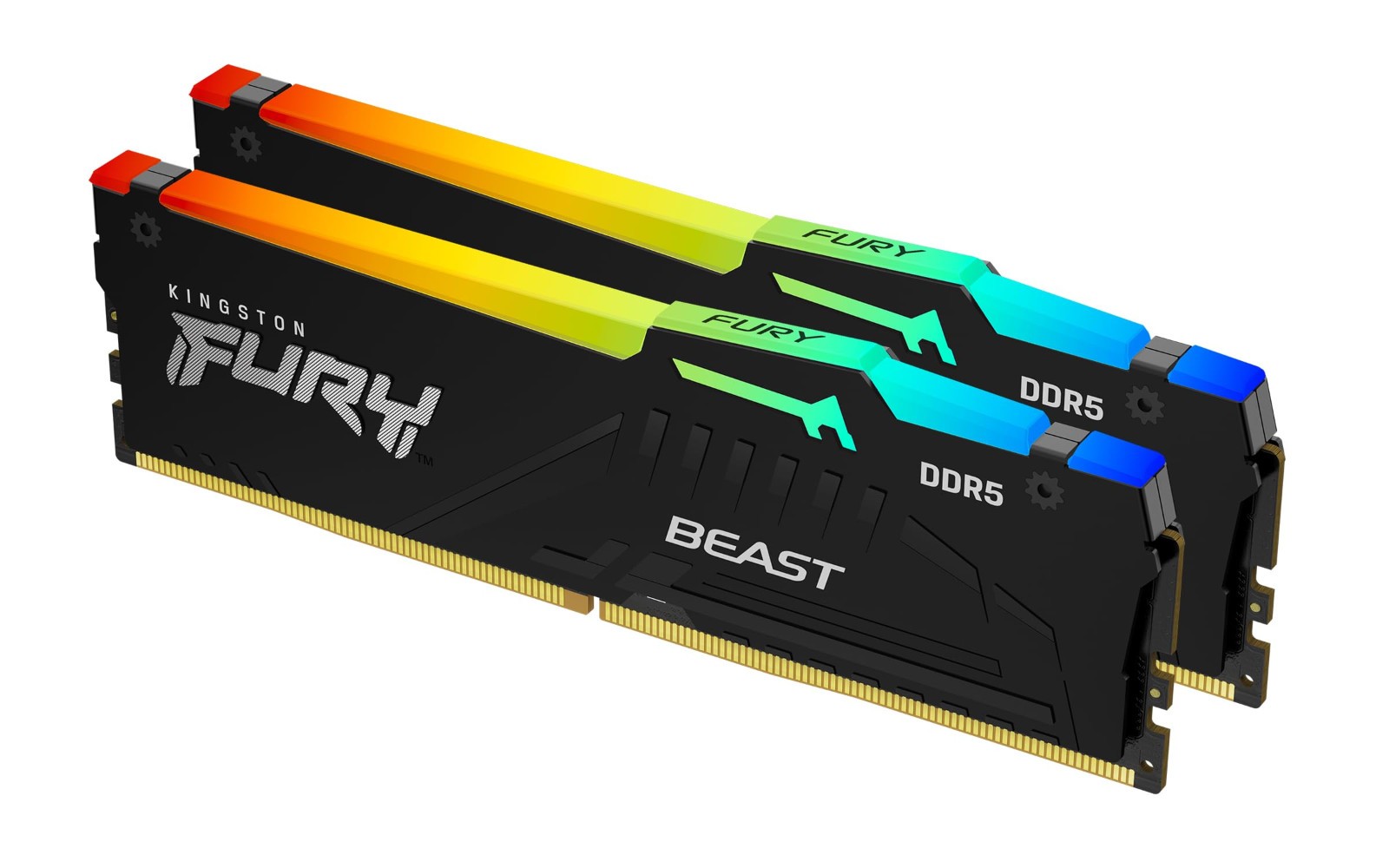 Kingston Fury Beast Kit of 64GB (32x2) DDR5 RAM KF564C32BBEAK2-64 (Matched Pair)