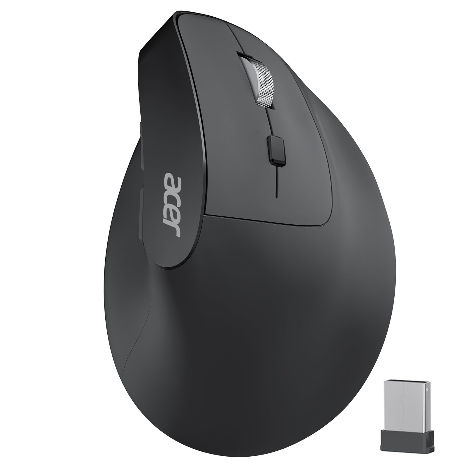 Acer Ergonomic Mouse Wireless, Adjustable DPI Vertical Mouse 1000/1200/1600