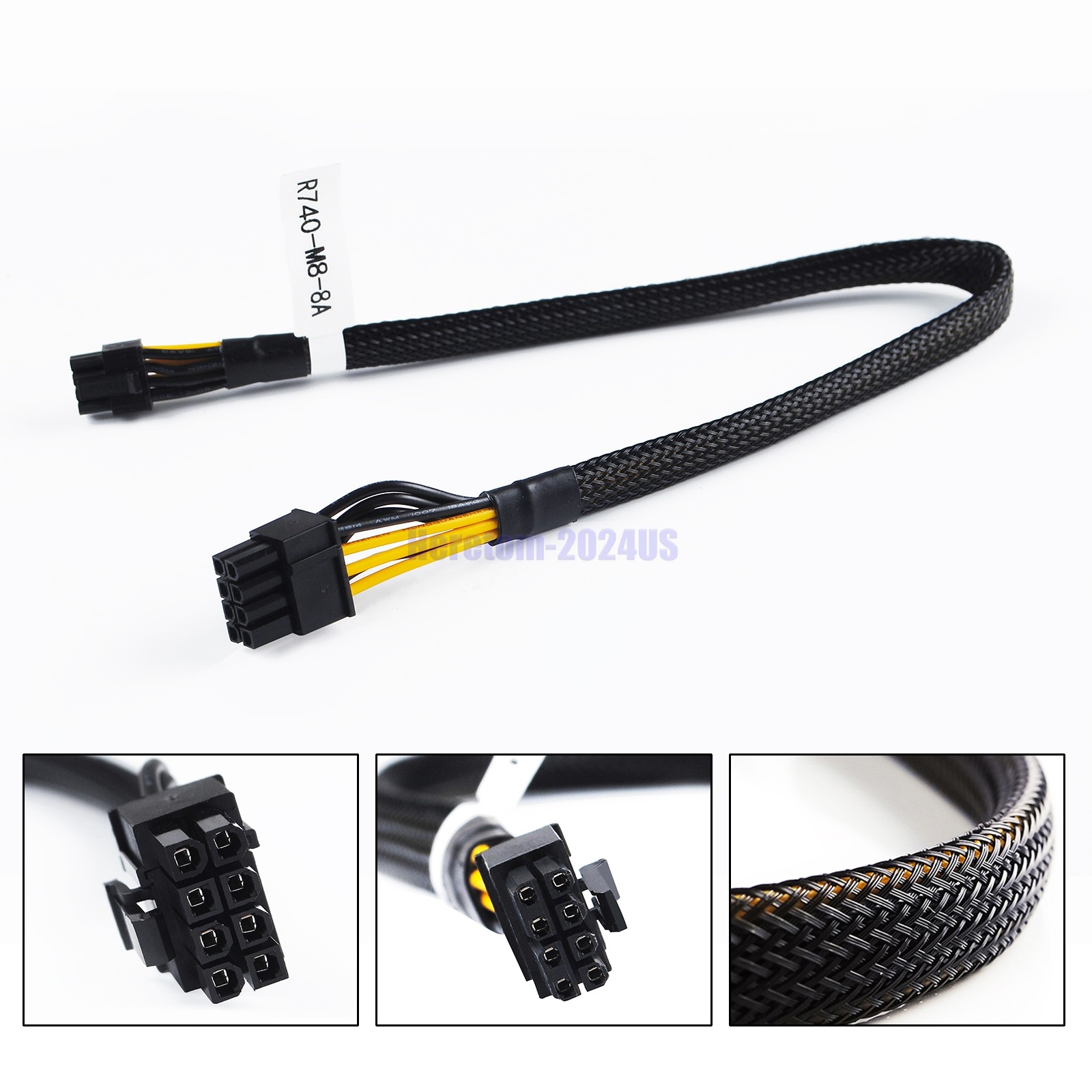 For Dell PowerEdge R740 R740XD Server GPU Power Cable 8Pin to 8Pin 4VPD3 04VPD3