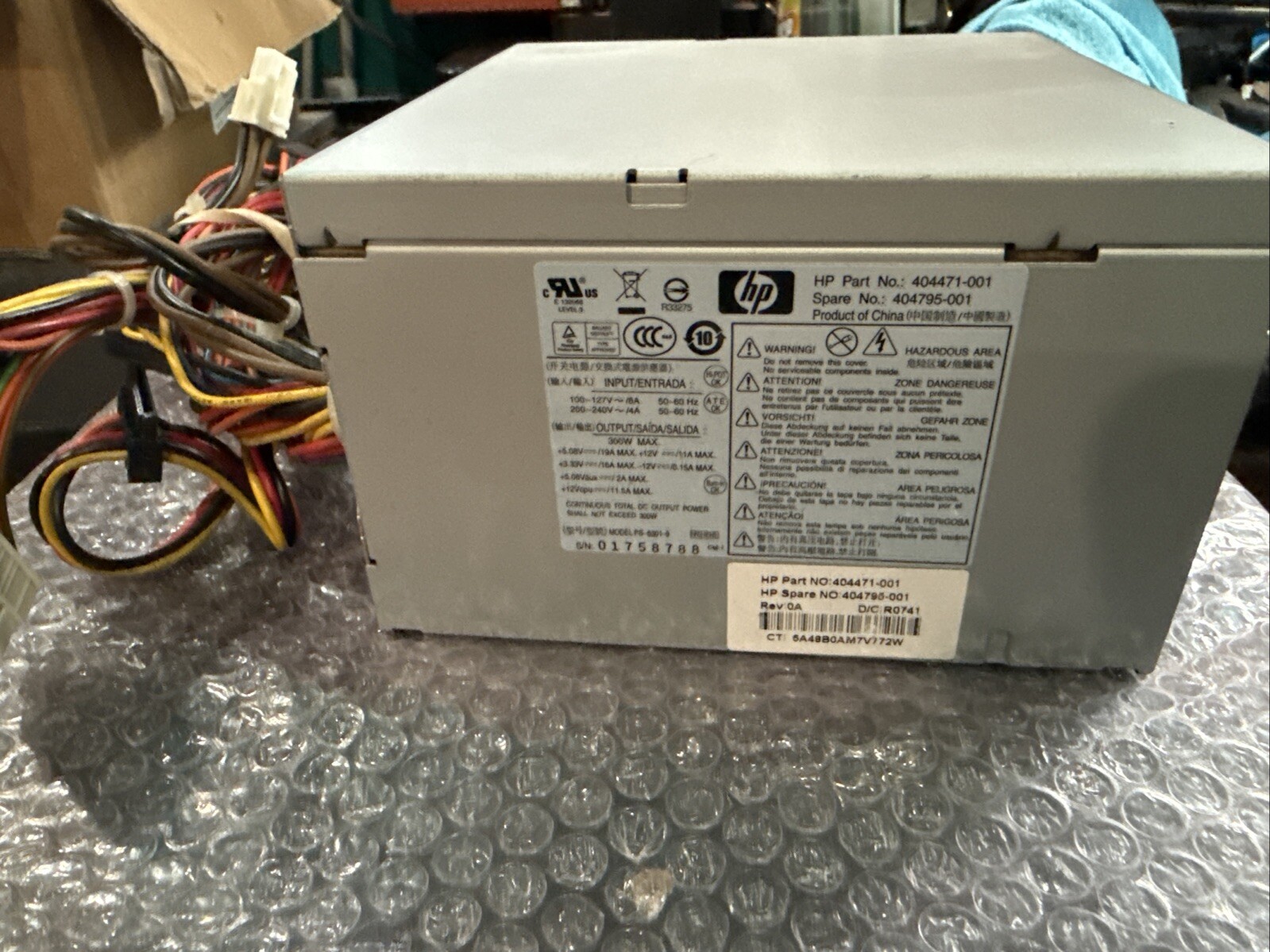 HP PS-6301-9 Rev:0A Part No: 404471-001 Netzteil 300W
