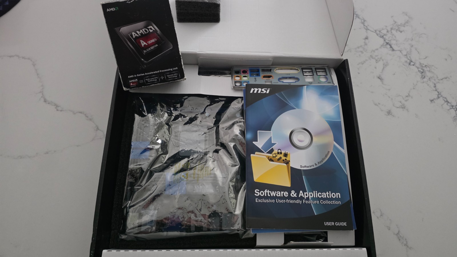 MSI MILITARY CLASS III FM2-A85XA-G65 MOBO FM2 W/ BOXED AMD A10-6800K CPU BUNDLE