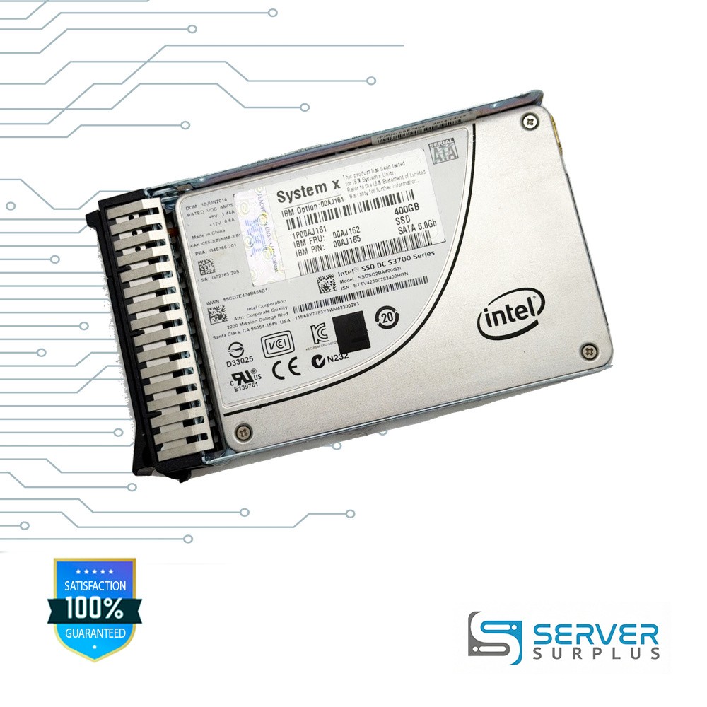 Intel SSD DC S3700 Series 400GB SATA 6.0Gb/s 2.5" SSD | SSDSC2BA400G3I