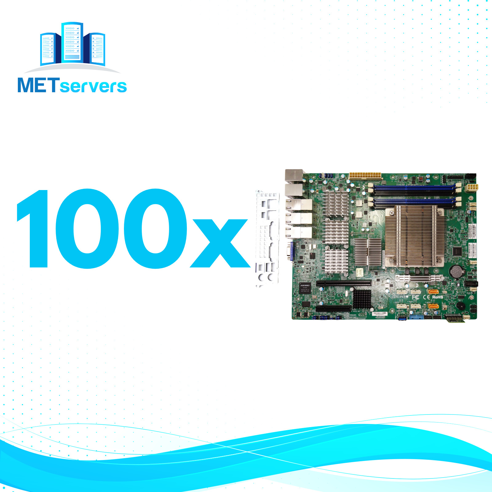 Lot of 100x Supermicro Intel Xeon E3-1200 v3 Mirco-ATX LGA1150 Motherboards