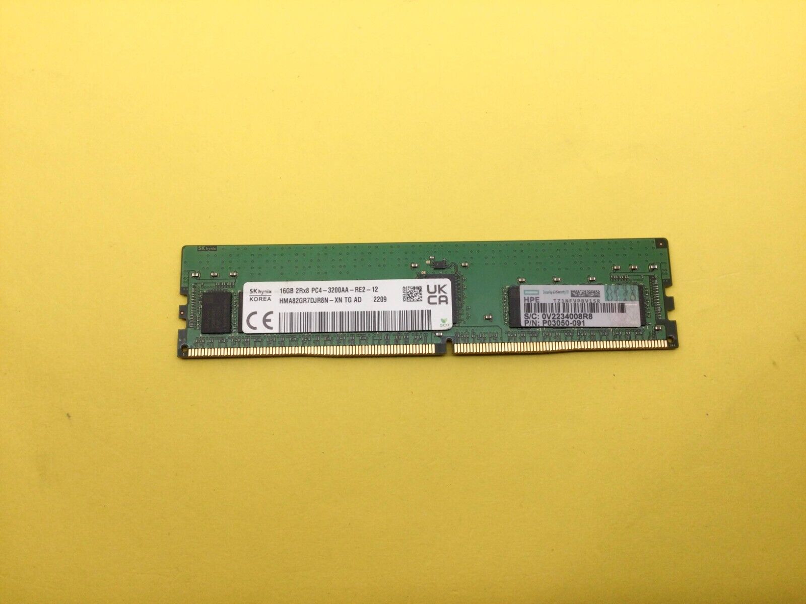 P03050-091 HPE 16GB (1X16GB) 2Rx8 PC4-2933Y Server Memory P00922-B21