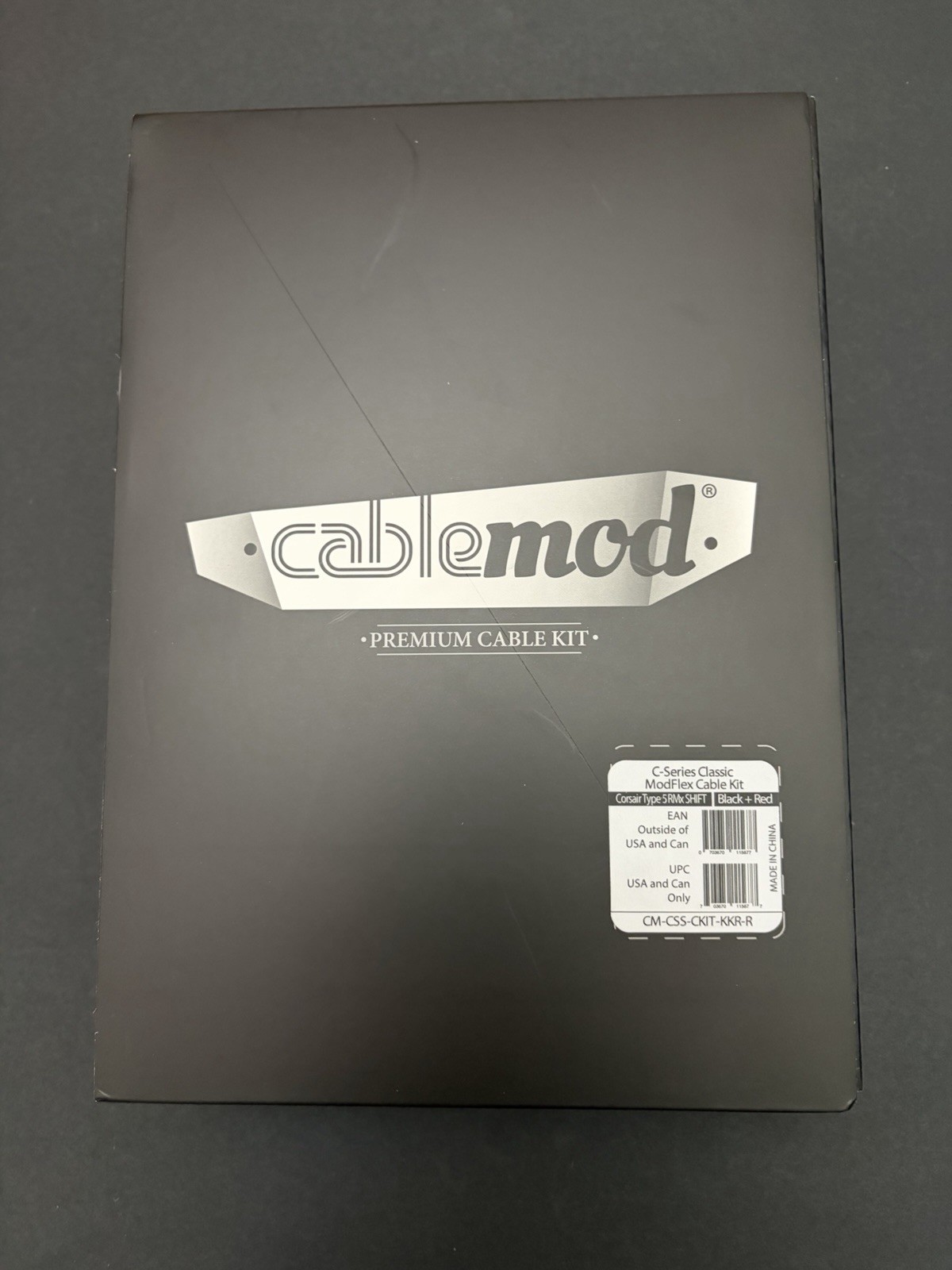 Red/Black CableMod C-Series Classic ModMesh Cables For Corsair RMX SHIFT