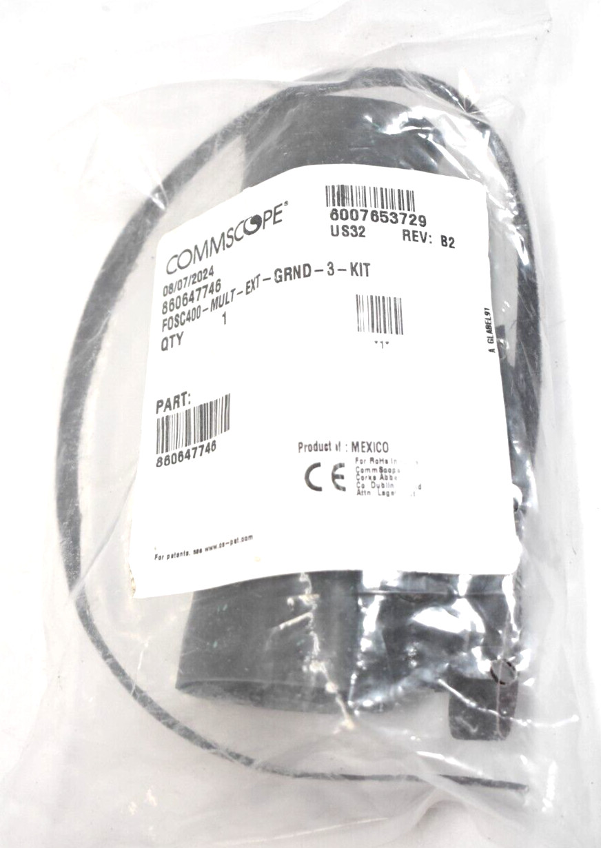 Commscope 860647746 FOSC400-MULT-EXT-GRND-3-KIT Black Plastic Tube 6007653729