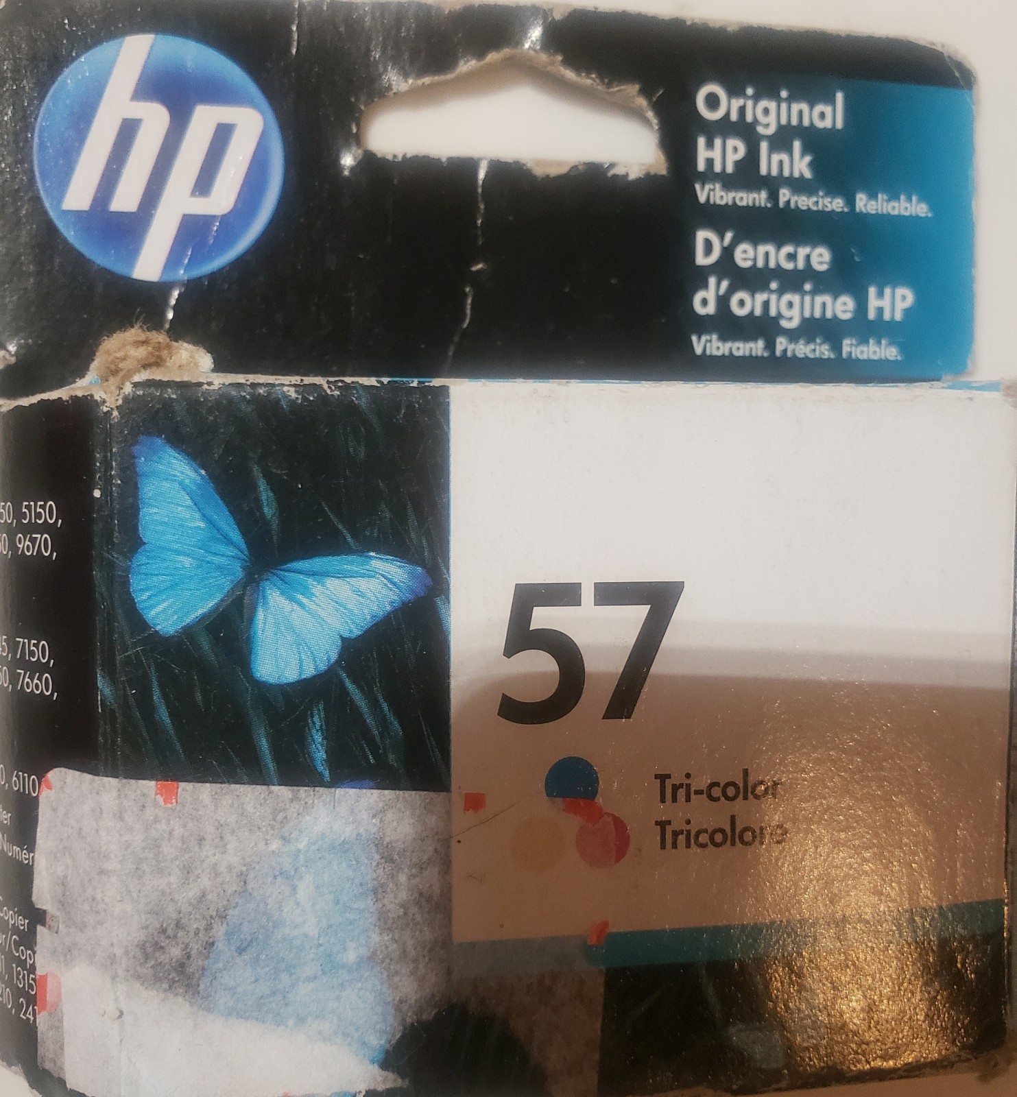 HP 57 C6657AN Tri-Color Inkjet Print Cartridge