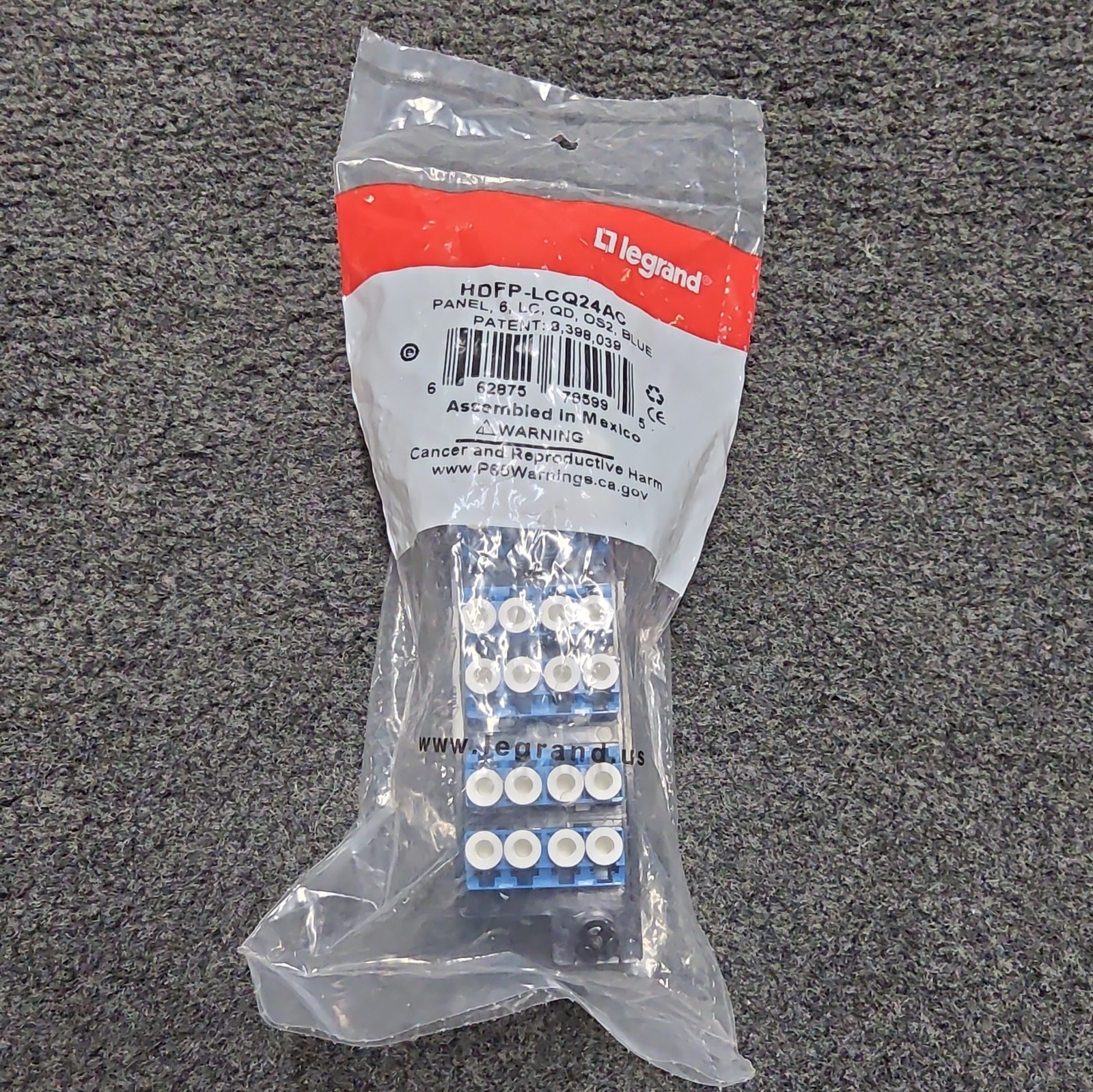 Legrand HDFP-LCQ24AC (High Density SM LC Couplers)