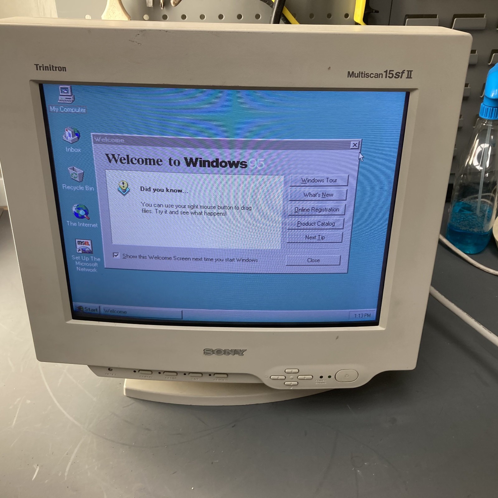 Used Sony Trinitron CPD-15SF2 Multiscan 15SFII Computer Monitor Retro ...