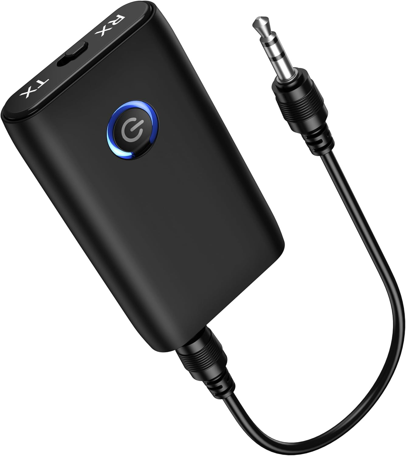 Aux Bluetooth Adapter for Car, Upgraded Bluetooth 5.3 Transmitter Receiver, Port