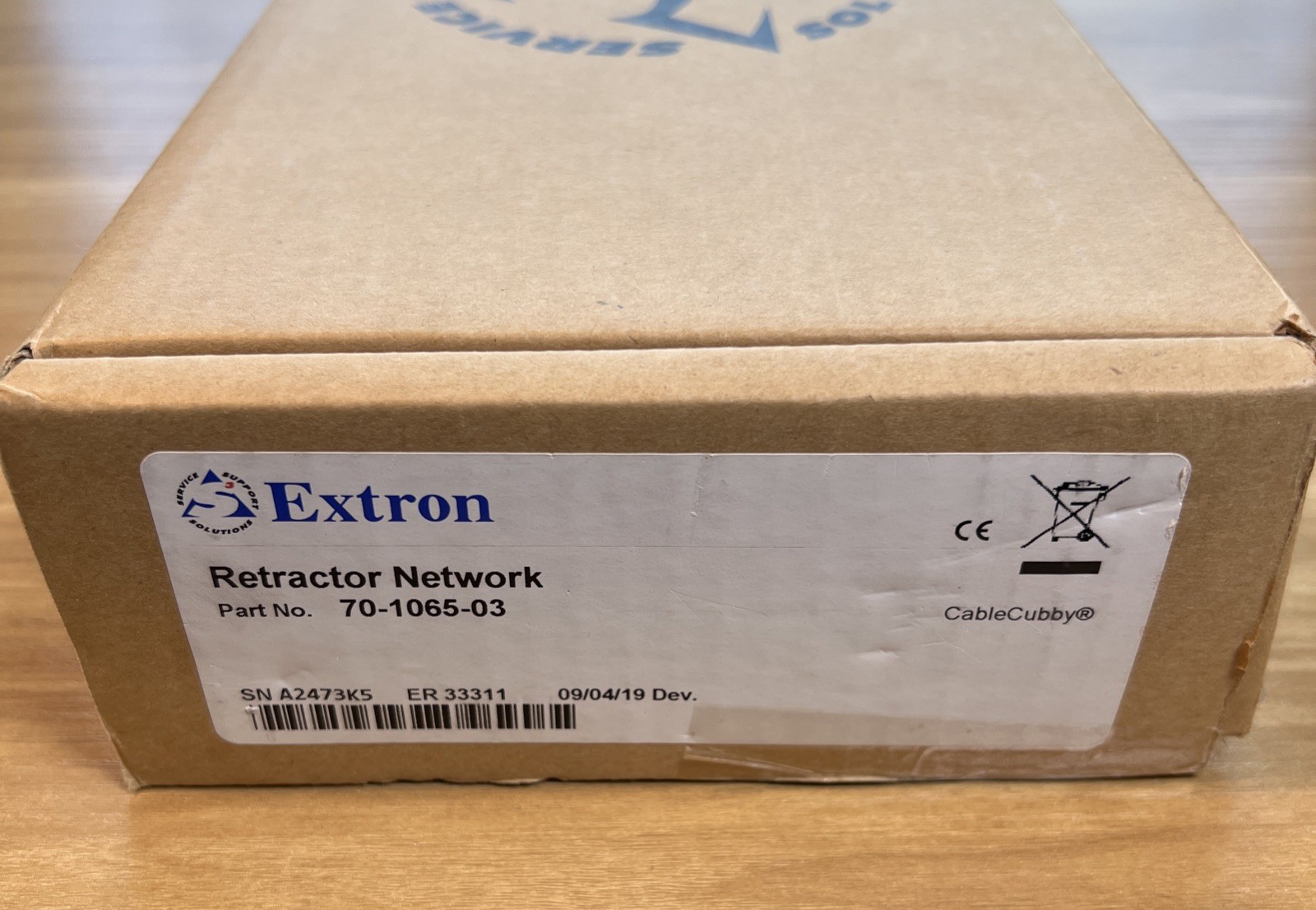 Extron Retractor Network Cable Retention System 70-1065-03 For Cable Cubby