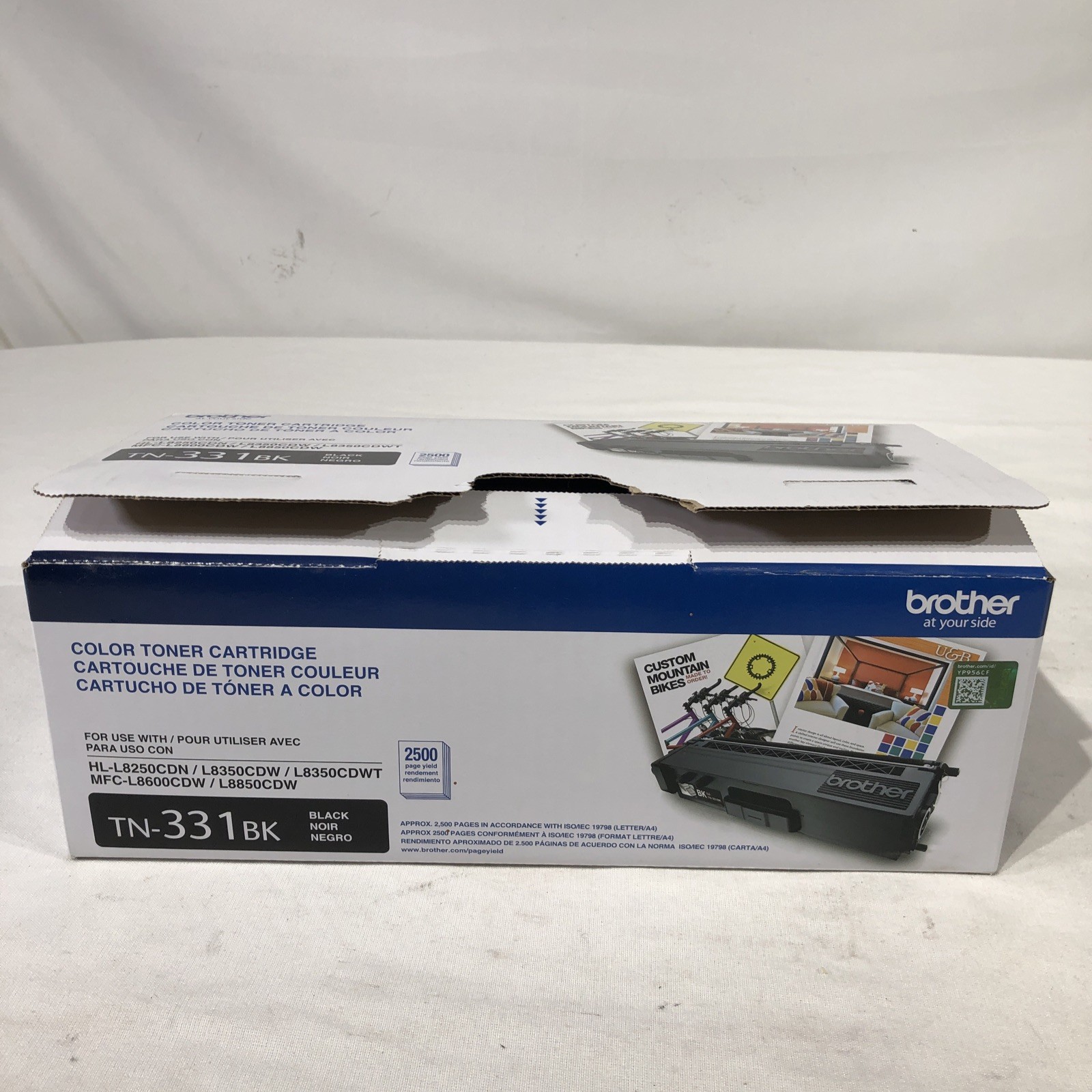 Genuine OEM Brother TN331BK Toner Cartridge - Black - New