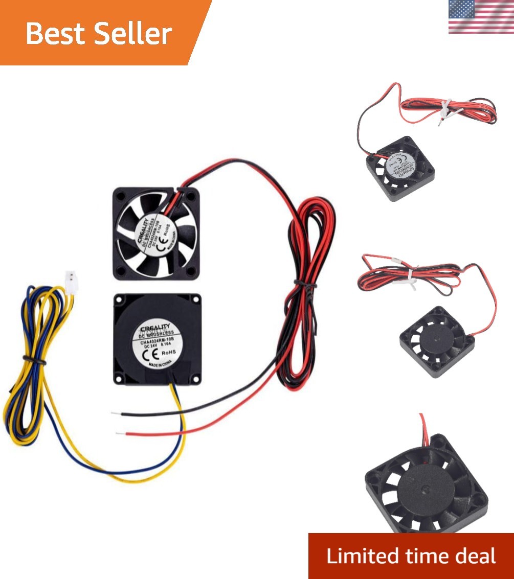 High-Performance 24V Extruder & Turbo Fans for Ender 3 - Ultra Quiet & Efficient