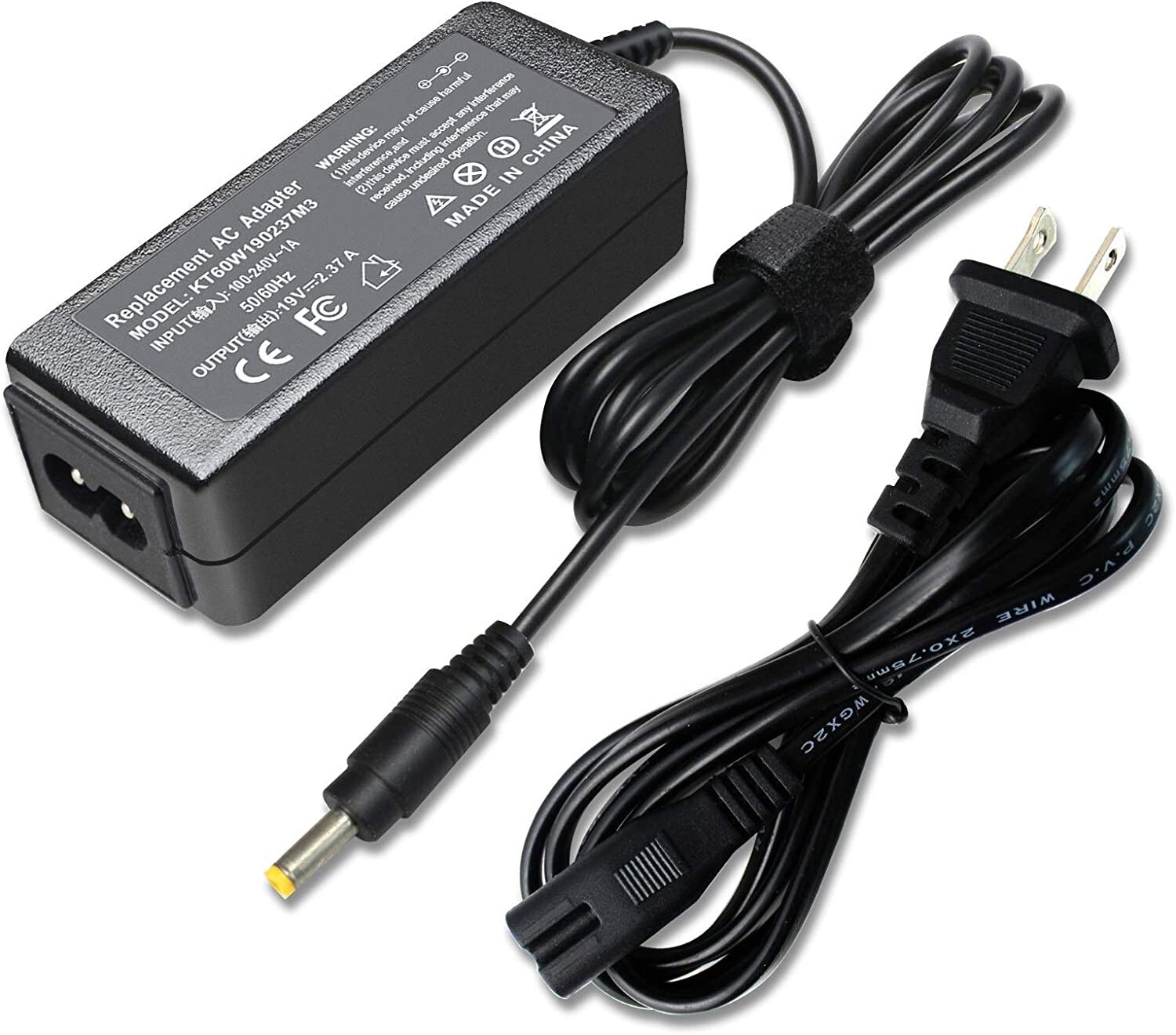 AC Adapter Charger For Toshiba Portege Z20t-C2100ED, Z20t-C2110, Z20t-C2112